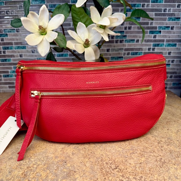 NWT Hammitt Charles Large Poppy Red purse - Picture 2 of 5